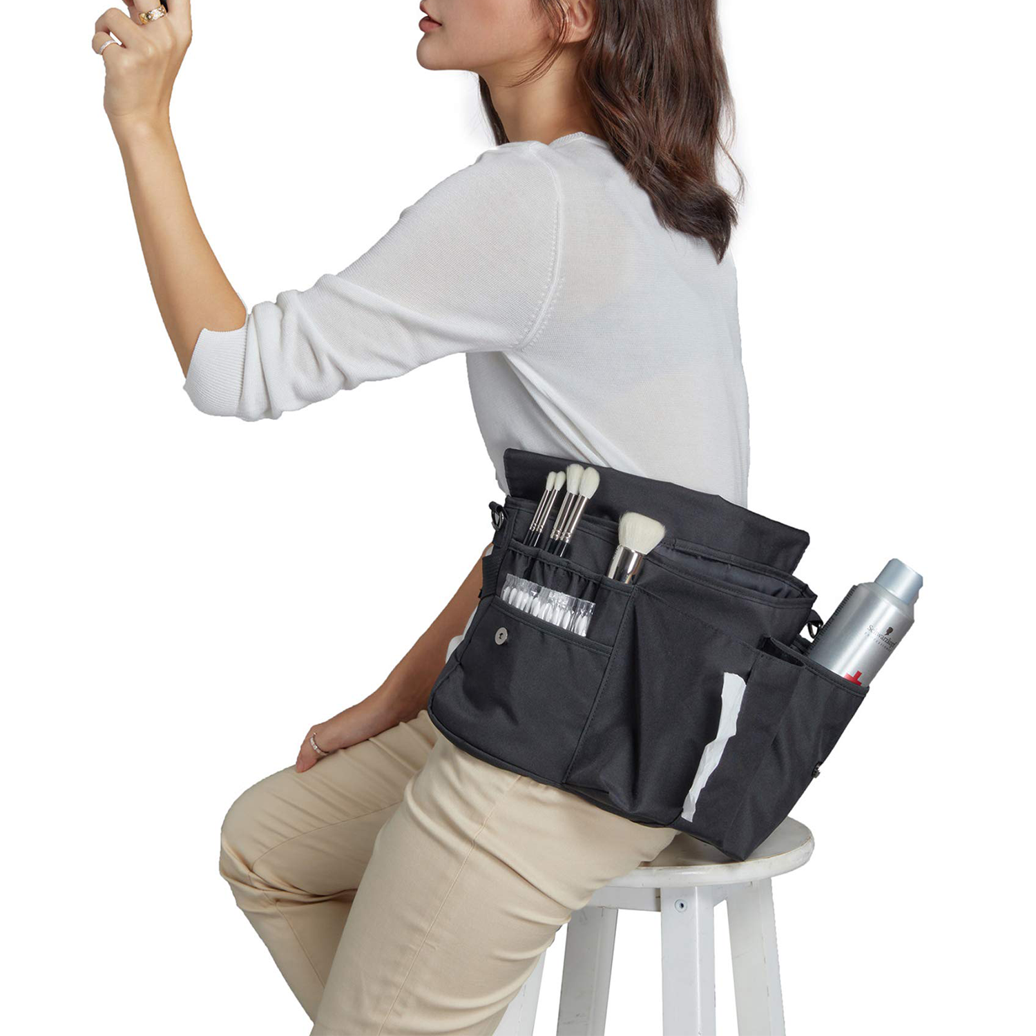 Professional Cosmetic Makeup Belt Bag 6