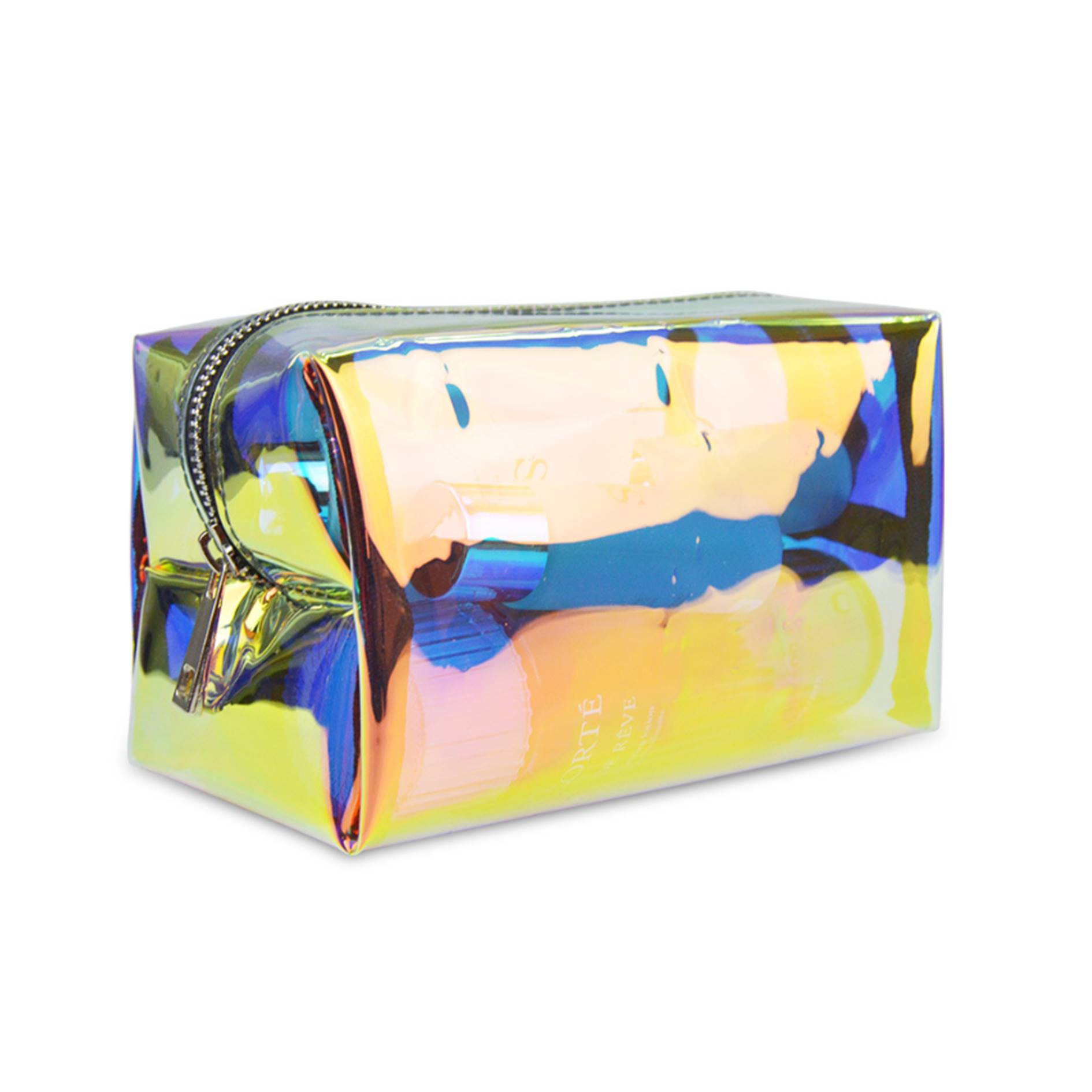 Clear Holographic Square Makeup Bag 2