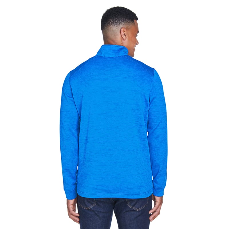 Devon & Jones Men's Newbury Mélange Fleece Quarter-Zip 2