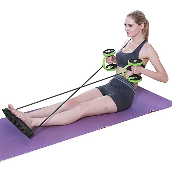 Multifuncti Muscle Training Pull Rope Fitness Wheel 4