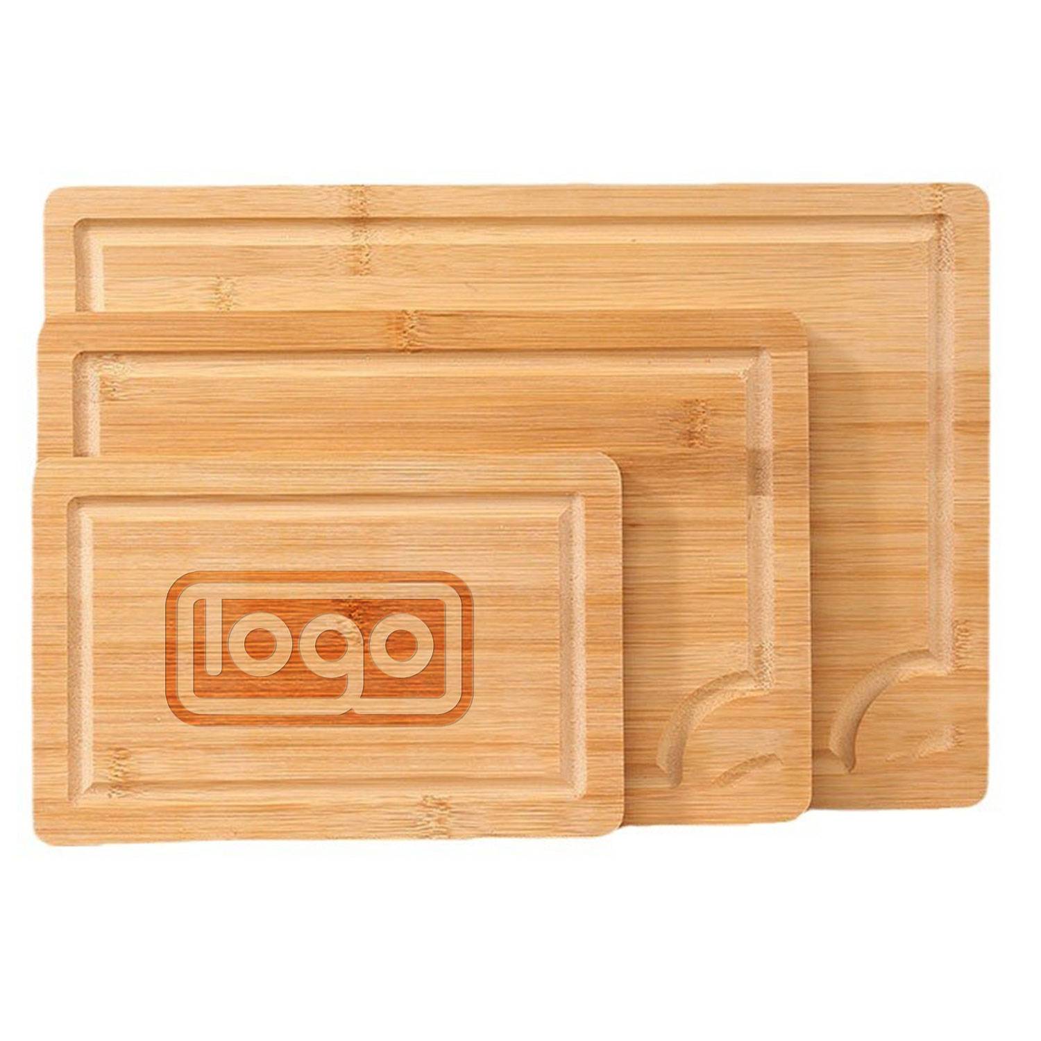 3-Piece Bamboo Cutting Board Set 5