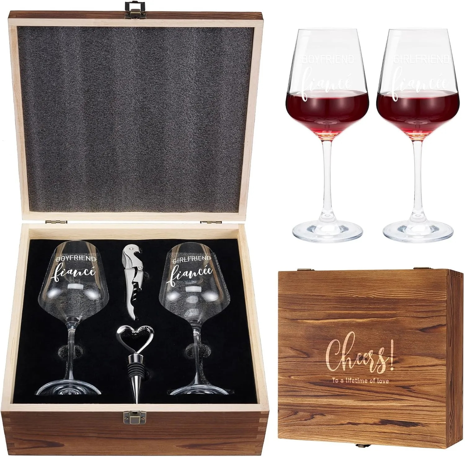 Wine Glasses Wedding Gifts for Couples 5