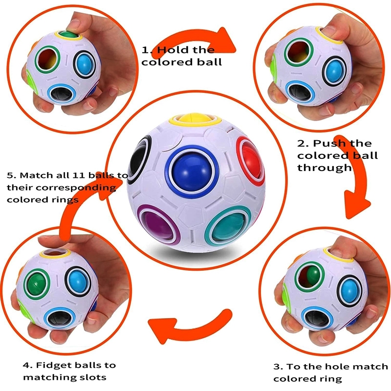 Puzzle Magic Rainbow Ball 5