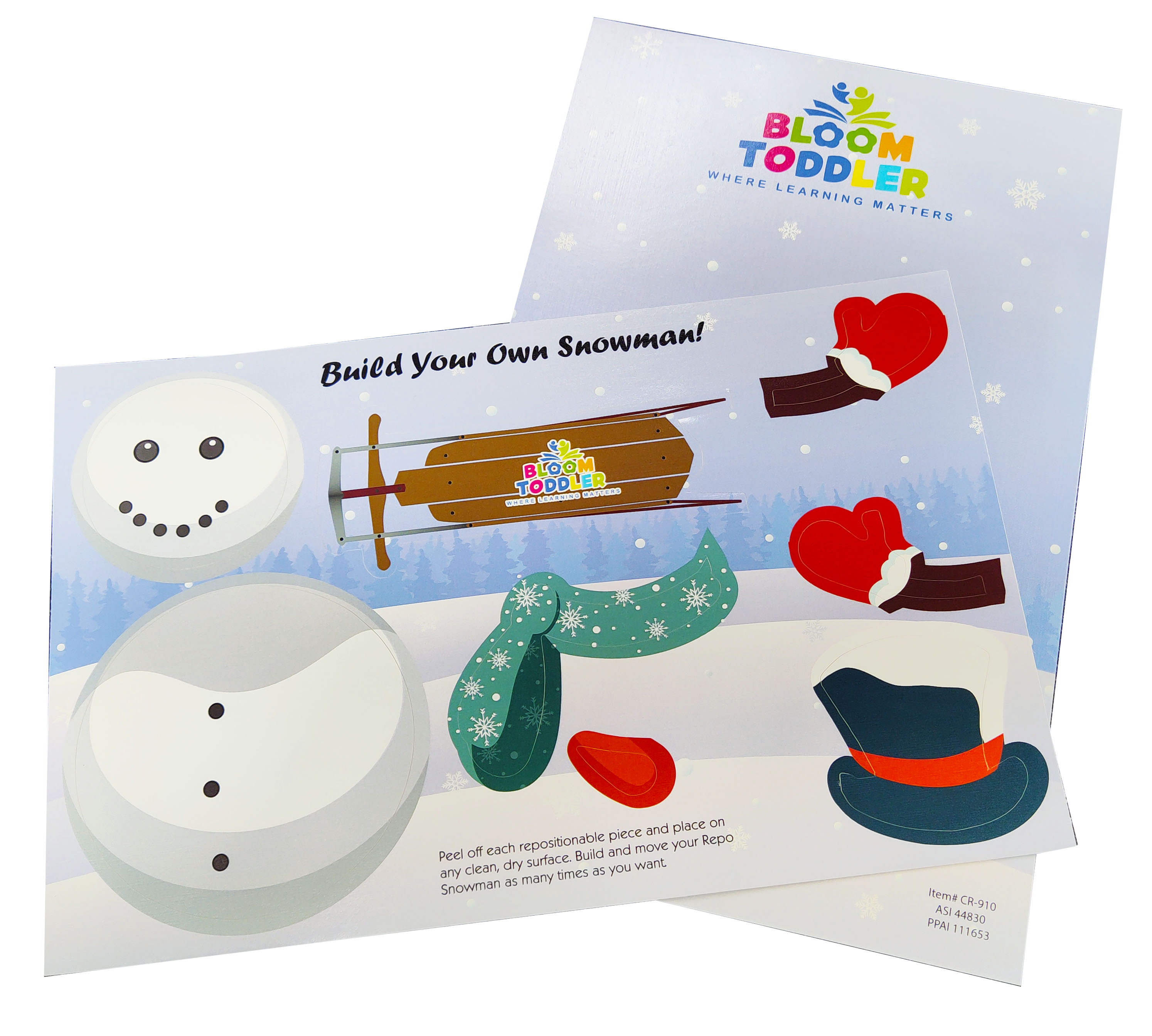Build-a-Character Stickers and Card 2