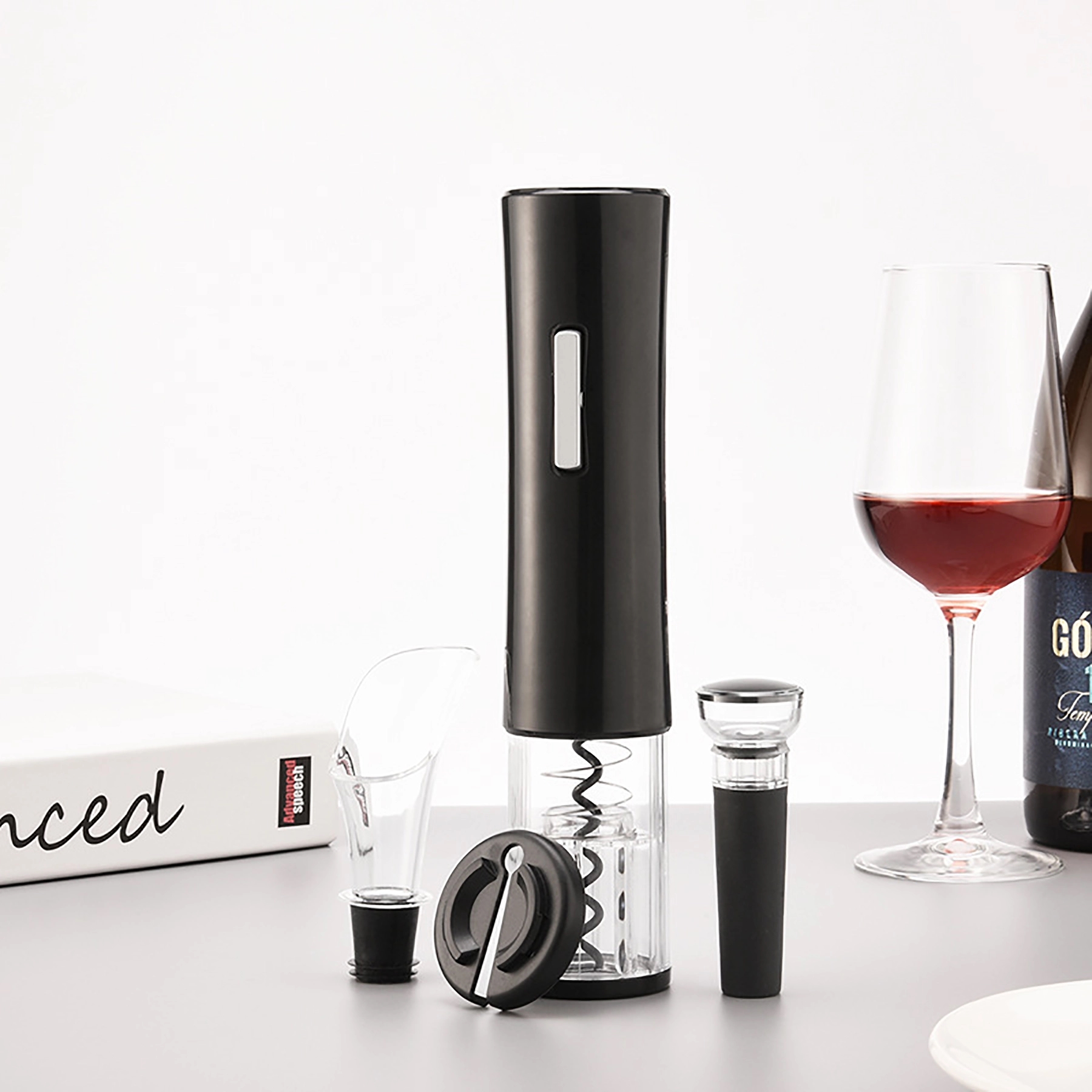 Electric Wine Bottle Openers Set Battery Operated Automatic 3