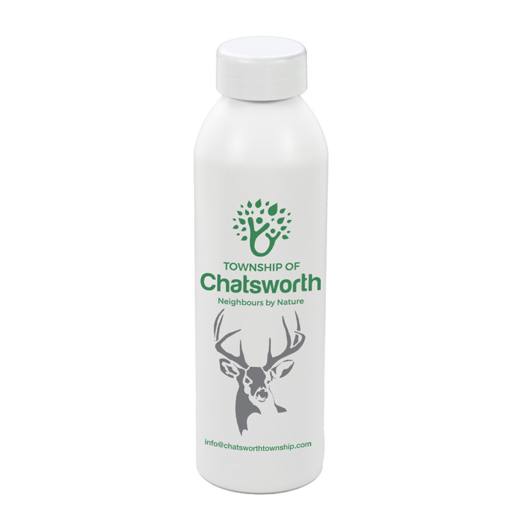"STREAMLINER" 22 OZ Recycled Aluminum Bottle With Screw-On Lid 5