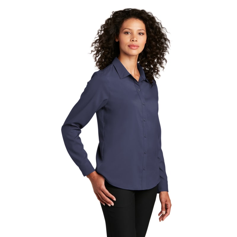 Port Authority Ladies Long Sleeve Performance Staff Shirt 15
