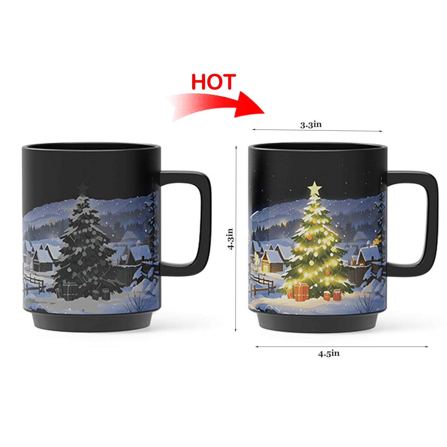 13oz Custom Color-Changing Ceramic Mug for Household Office 3