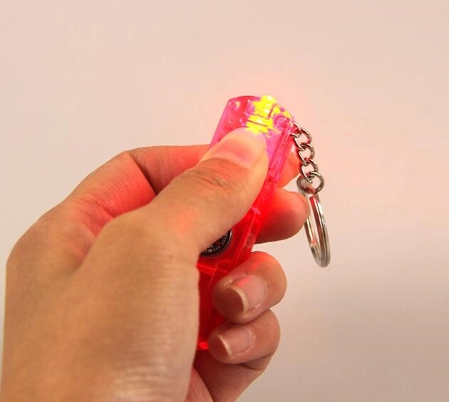 Whistle, Light & Compass Safety Keychain 8
