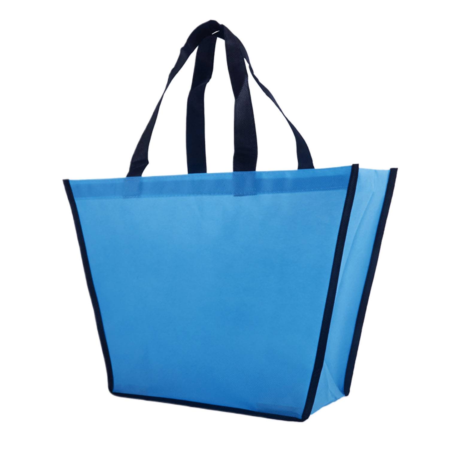 Custom Trapezoid Reusable Non-Woven Tote Bag w/ Handle 3