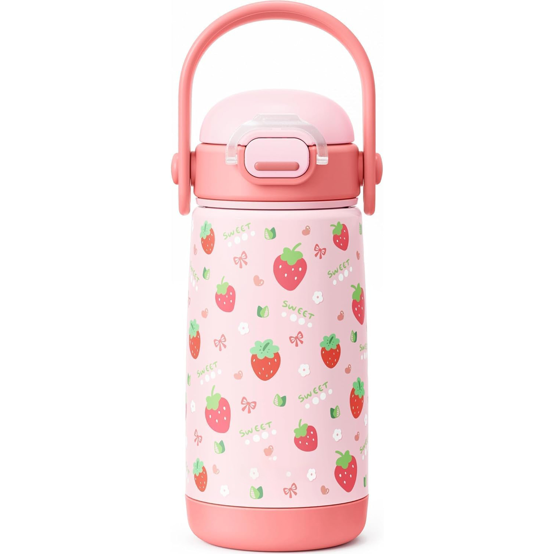 Kids Insulated Straw Water Bottle with Handle 7