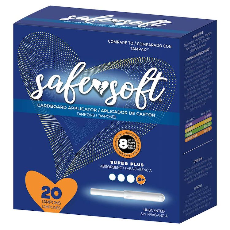 Tampons with Cardboard Applicator - Super Plus Absorbency 12-15 Grams 1