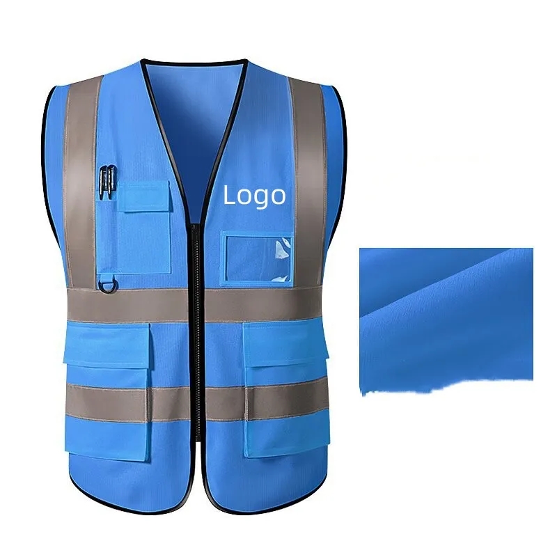 REFLECTIVE SAFETY VEST W/POCKETS 7
