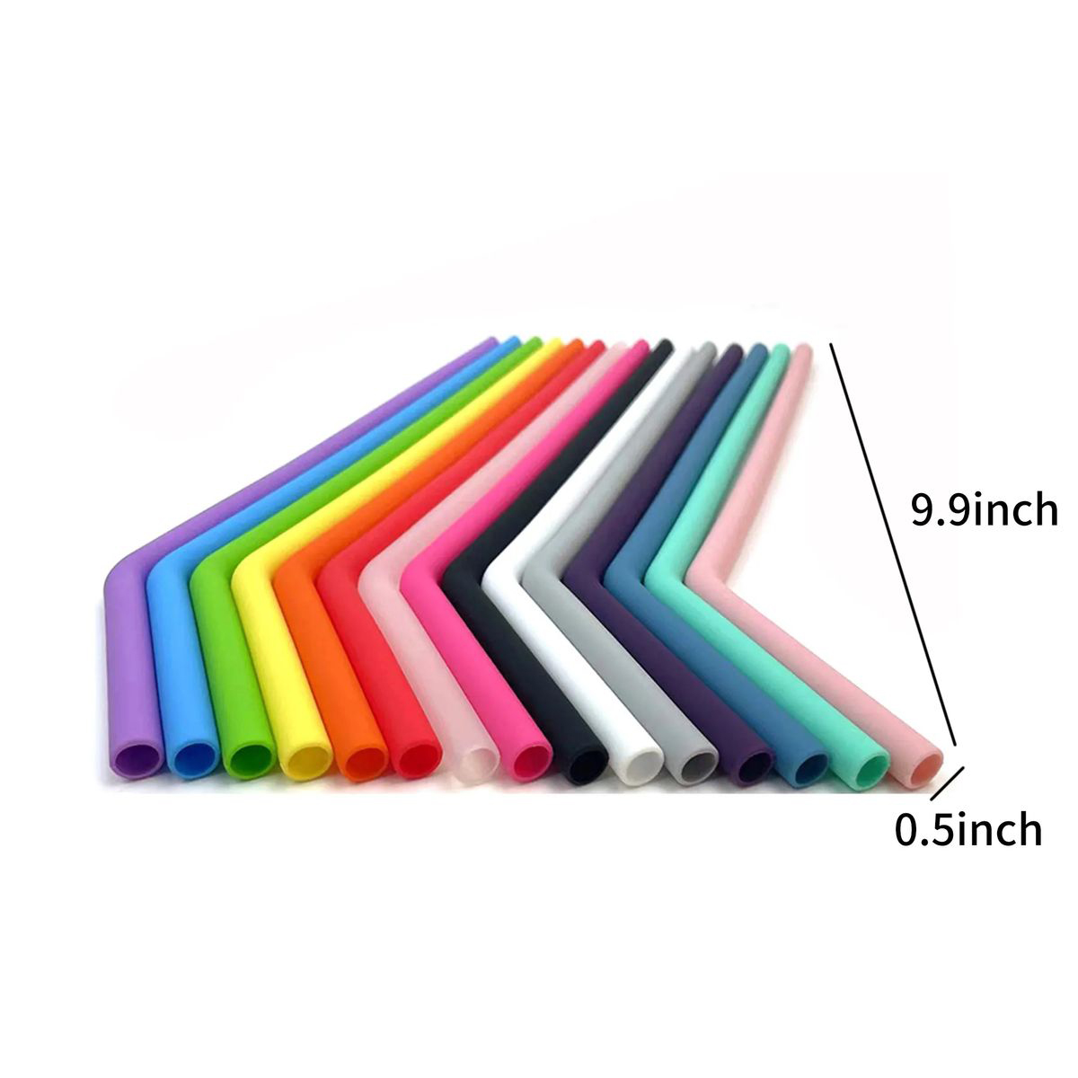 Durable Silicone Straw for Daily Beverage Use 2