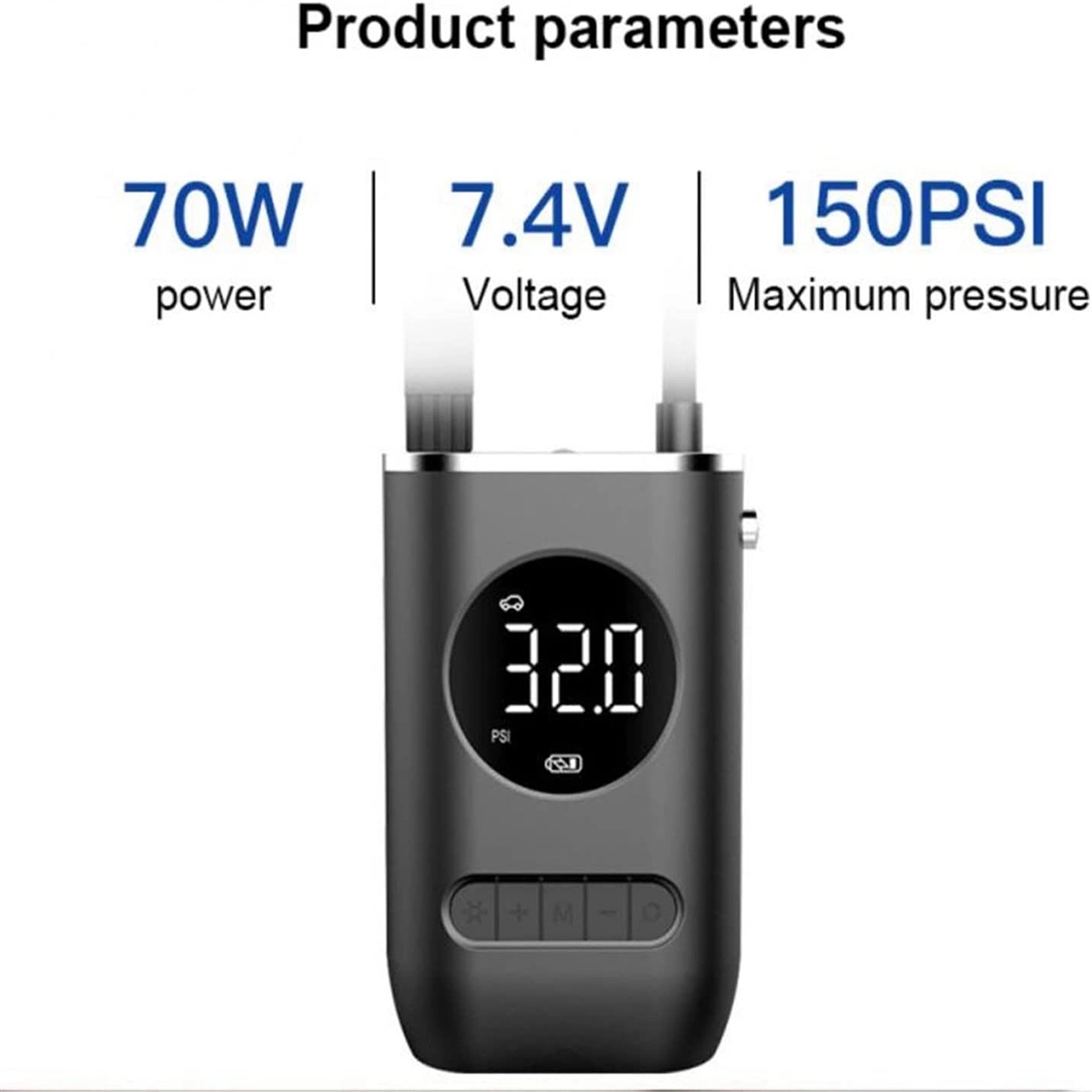Portable Wireless Car Tire Inflator 2