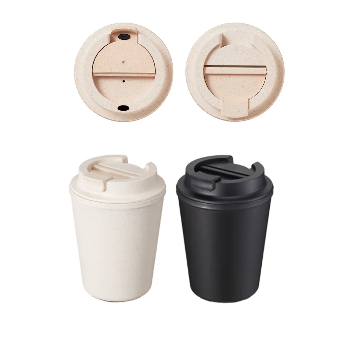 11oz Coffee Ground Wheat Straw Water Coffee Cup 3