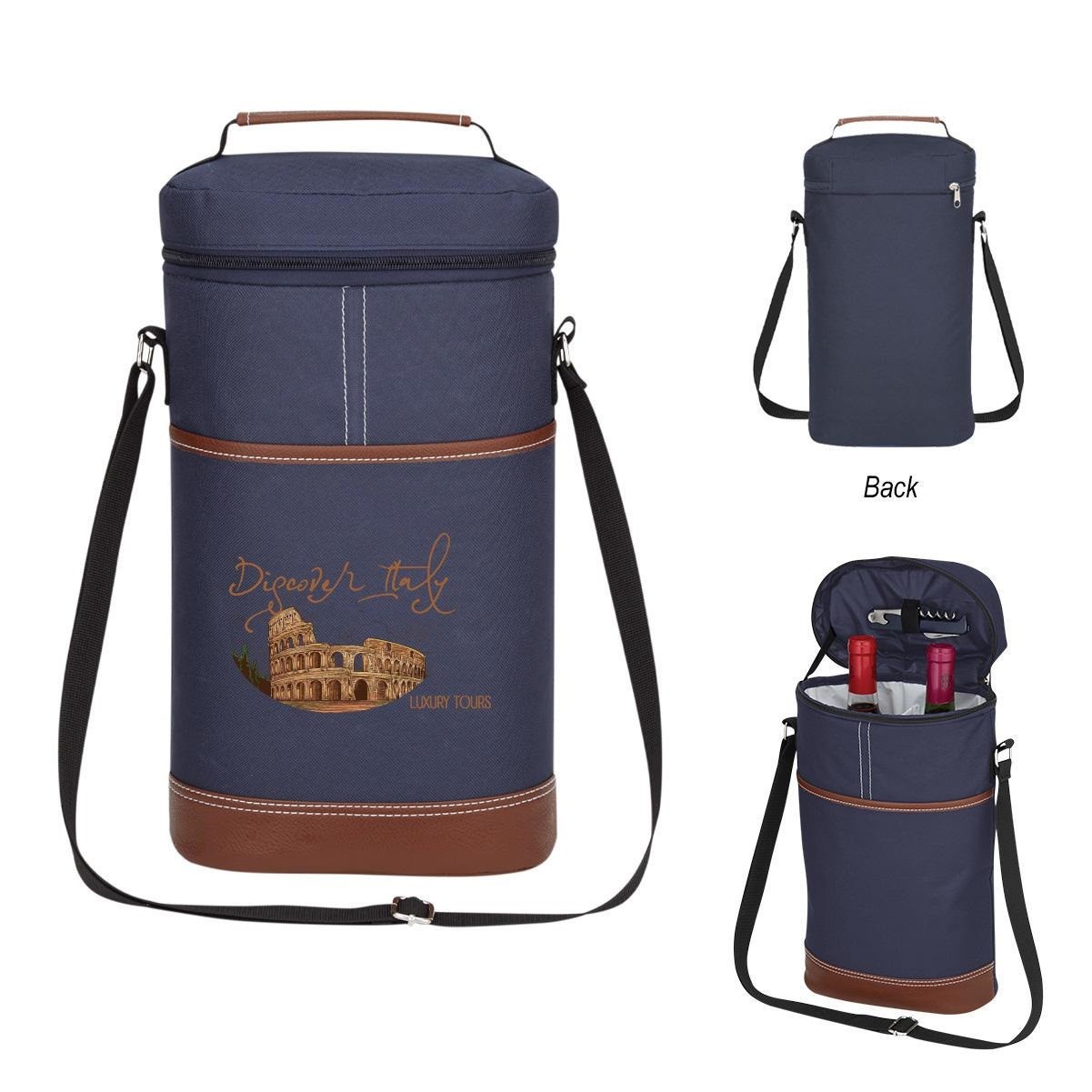 Insulated Double Wine Bottle Cooler Bag 3