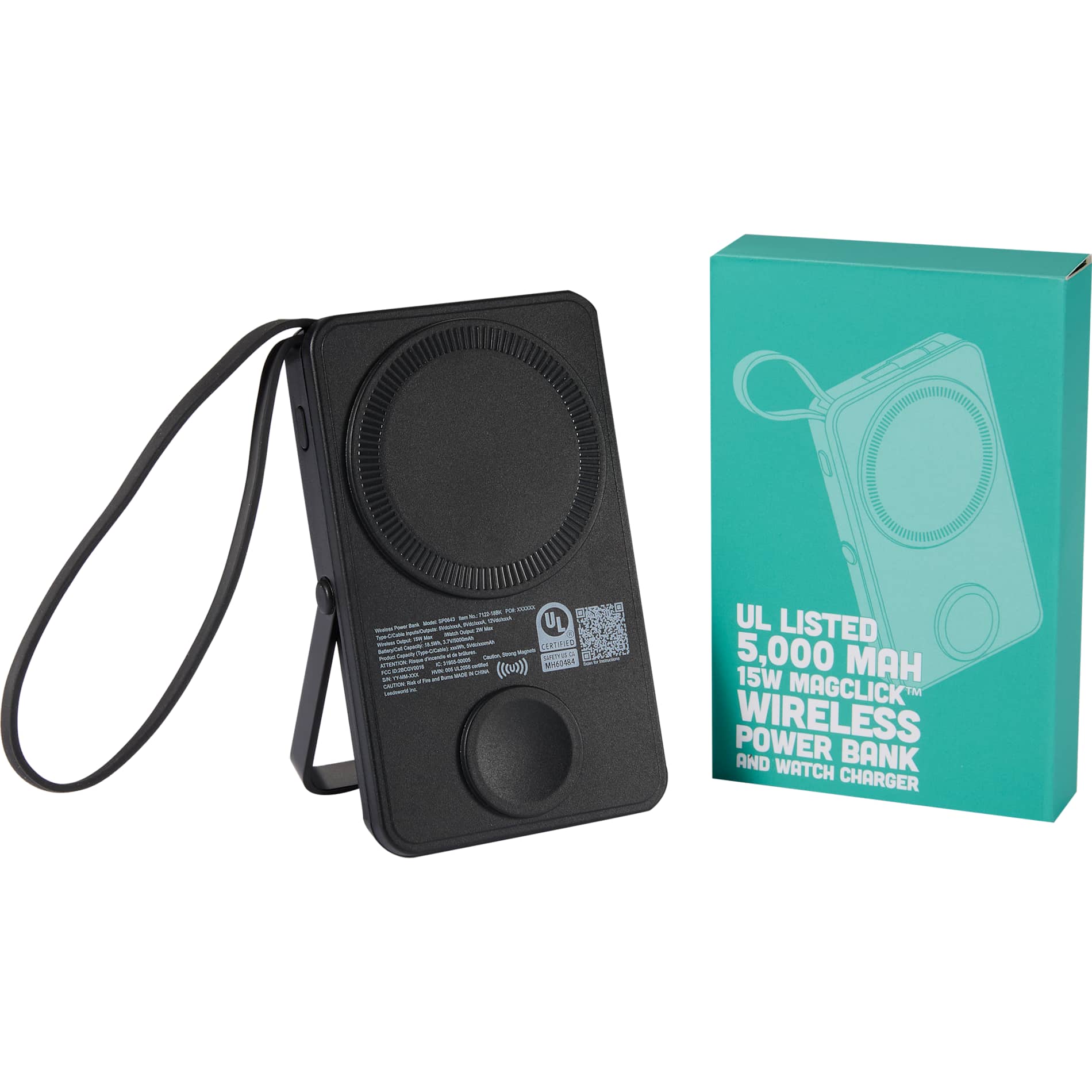 UL Listed MagClick™ Power Bank and Watch Charger 47