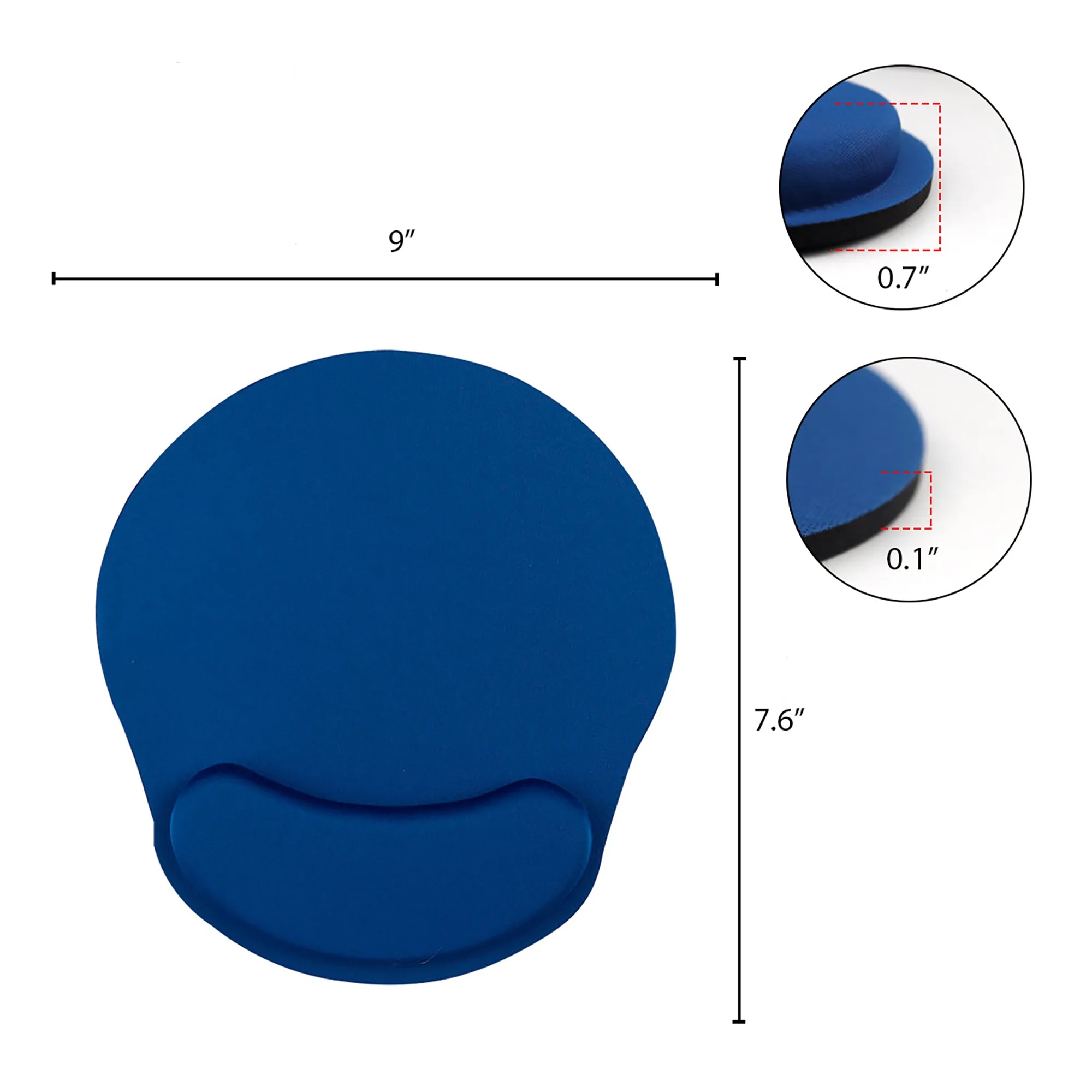 Silicone Wrist Mouse Pad MOQ 100PCS 7