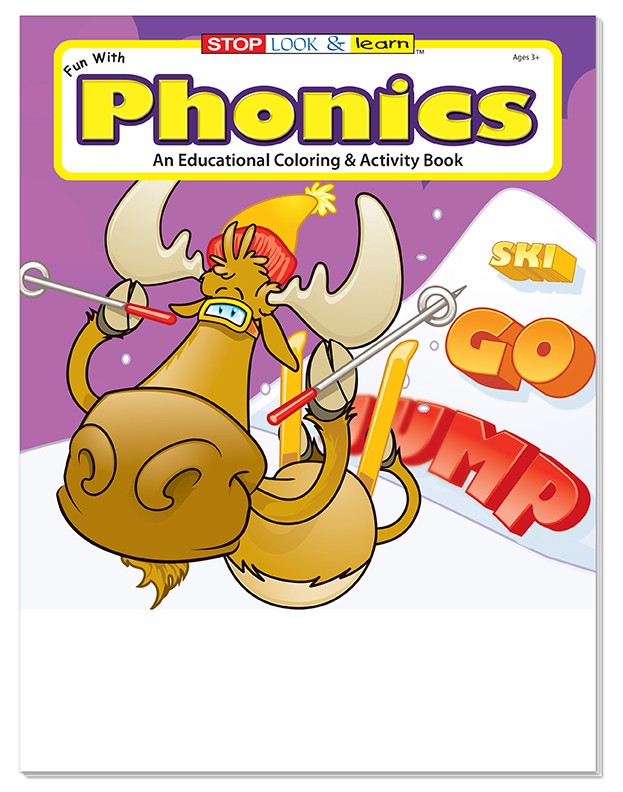 COLORING SET - Fun With Phonics Coloring Book Fun Pack 4