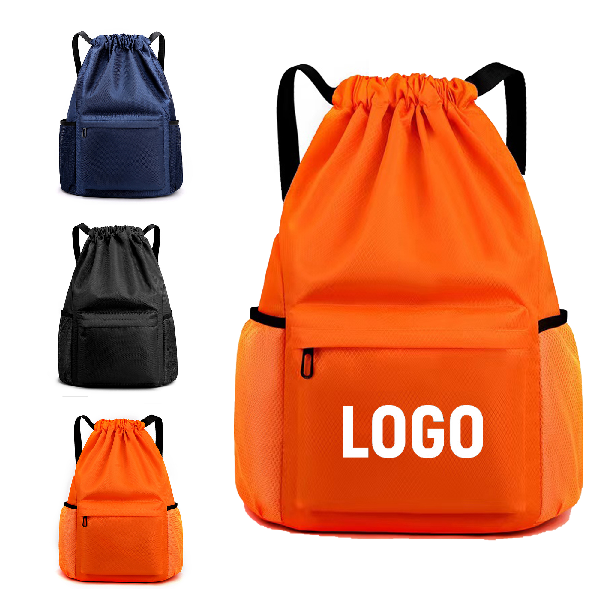 Waterproof Drawstring Gym Backpack 2