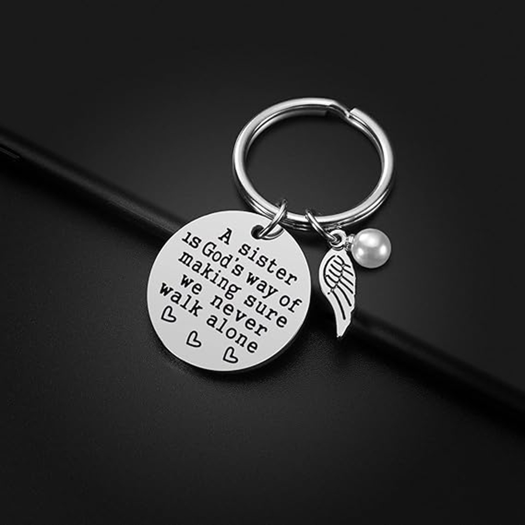 Customizable Stainless Steel Gift Keychain 2