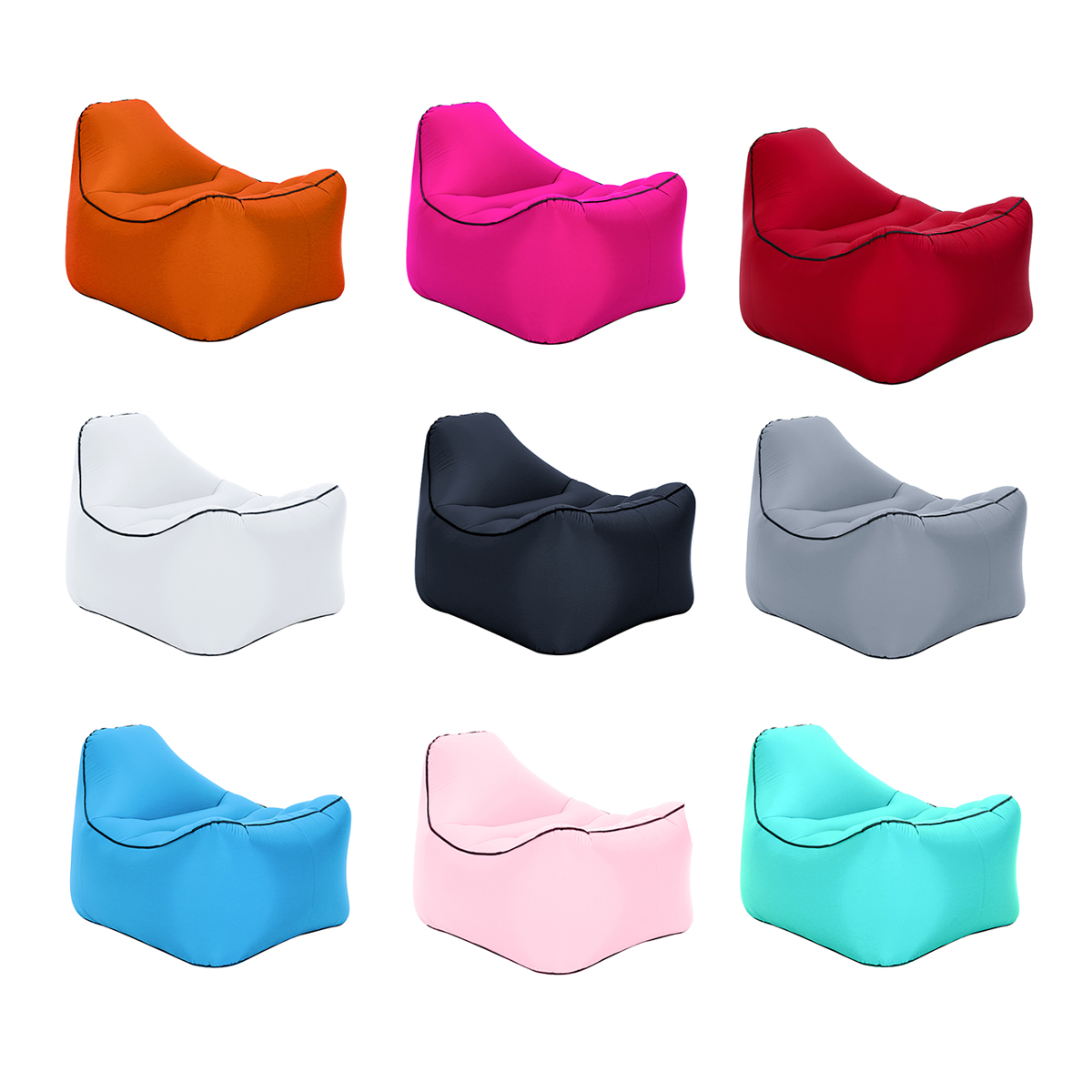 Outdoors Inflatable Loungers Air Chair 4