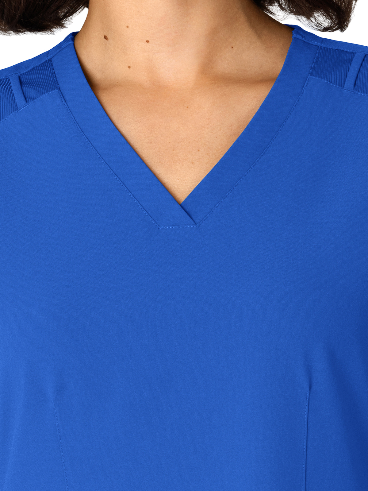 Wink - W123 - Women's Flex-n-Reach Side Panel V-Neck Top 13