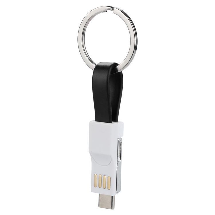 Keychain With 2 in-1 Charging cable 3
