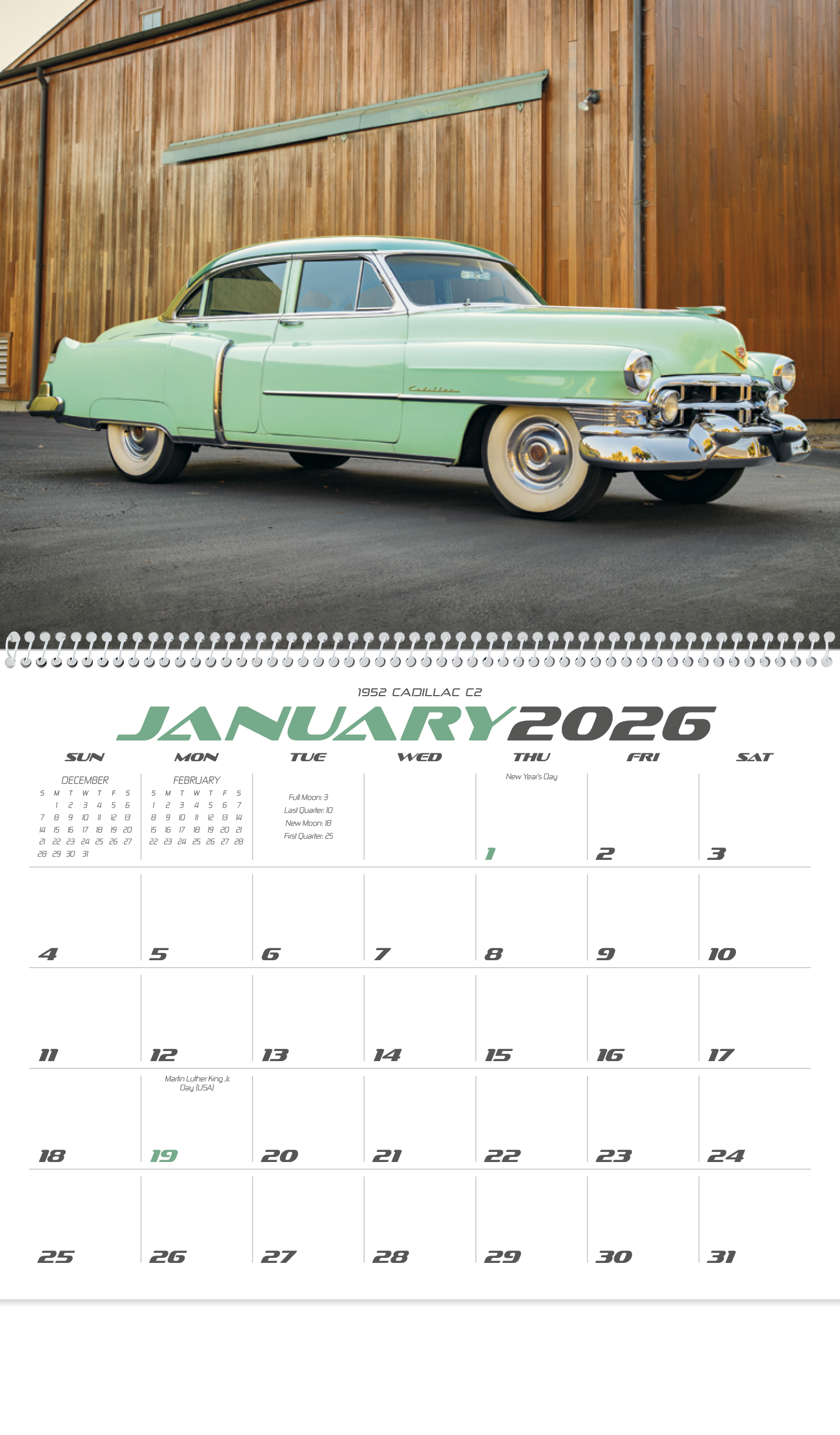 Triumph® Calendars Classic Cars Calendar 10