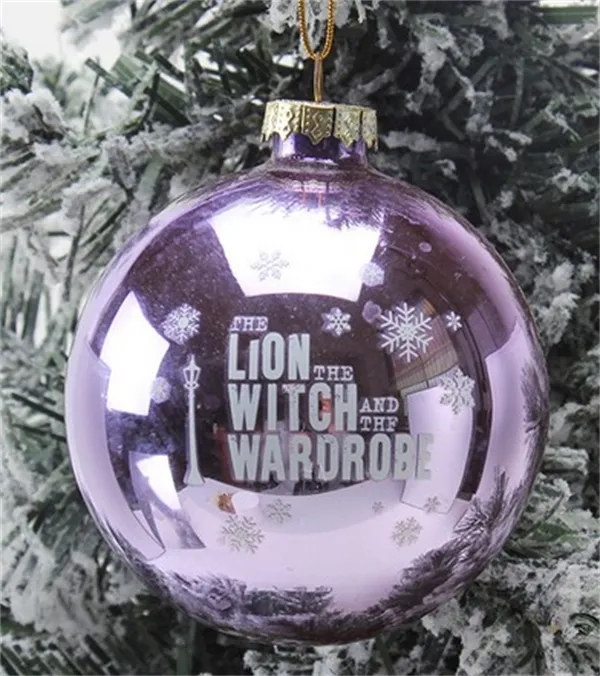 3 1/4" Promotional Glass Ornaments with Full Color Silk Prin 3