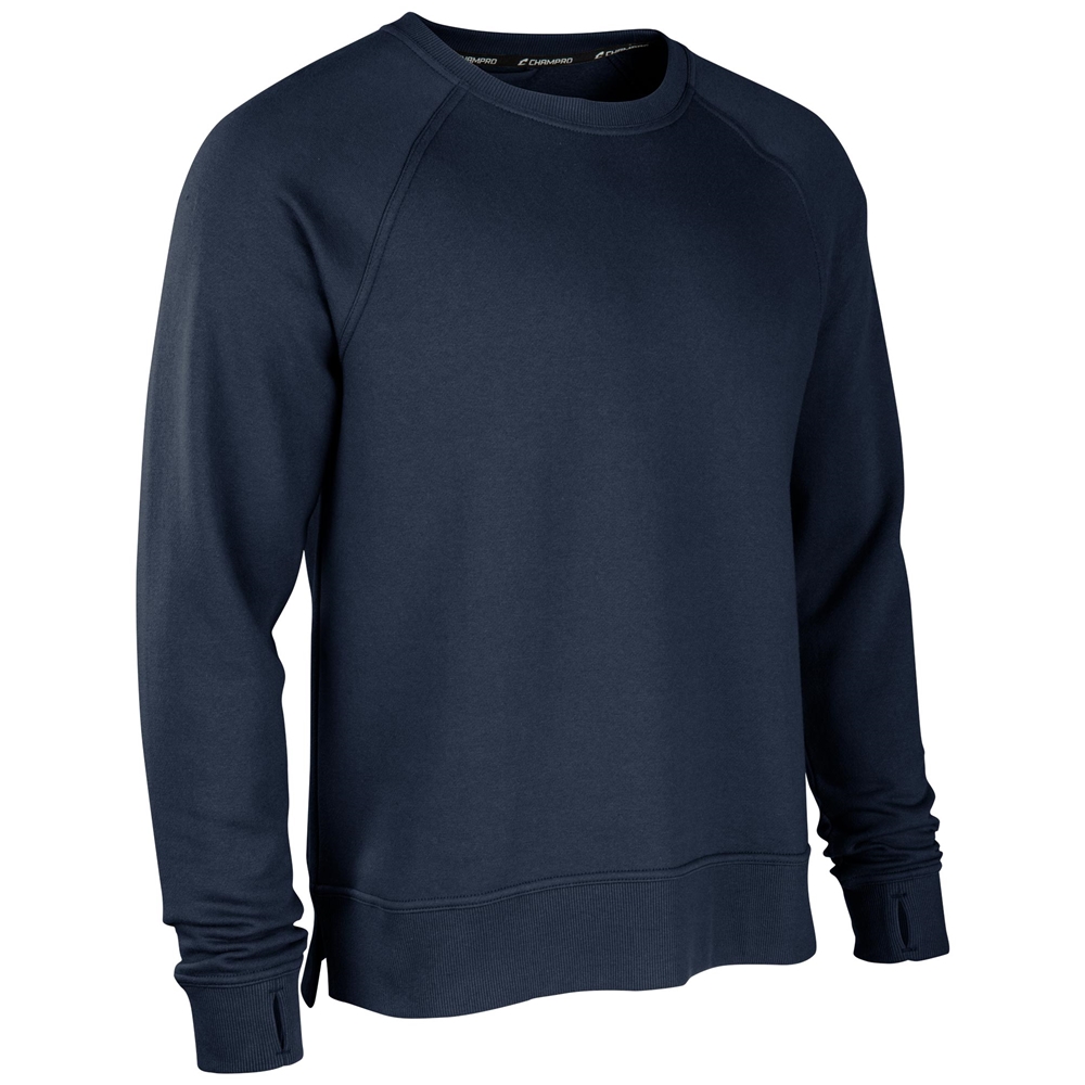 Victory Fleece Men's Split Hem Crew, custom hoodie or sweatshirt with logo imprint 14
