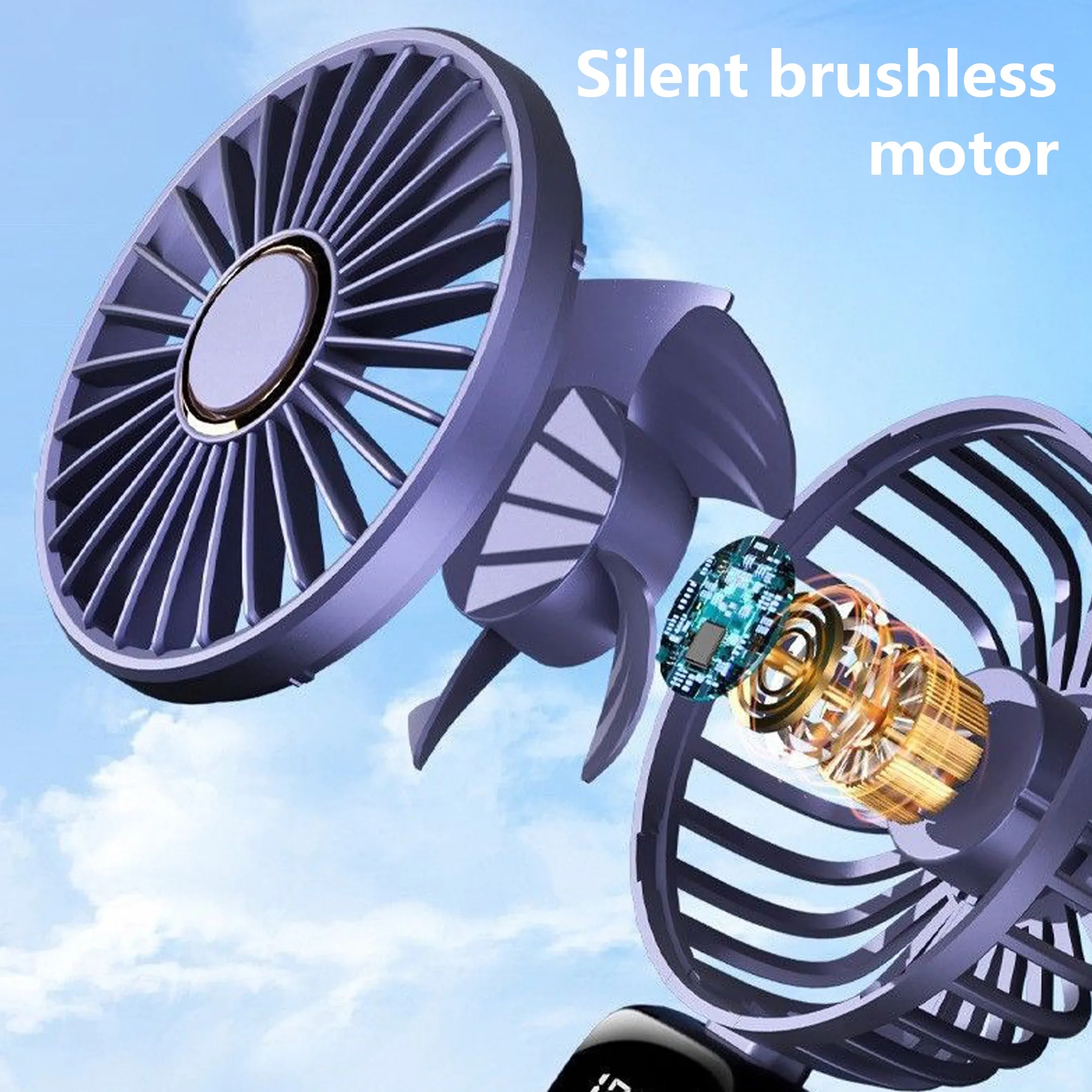 5 Speed Adjustable Portable Folding Mini Fan 3
