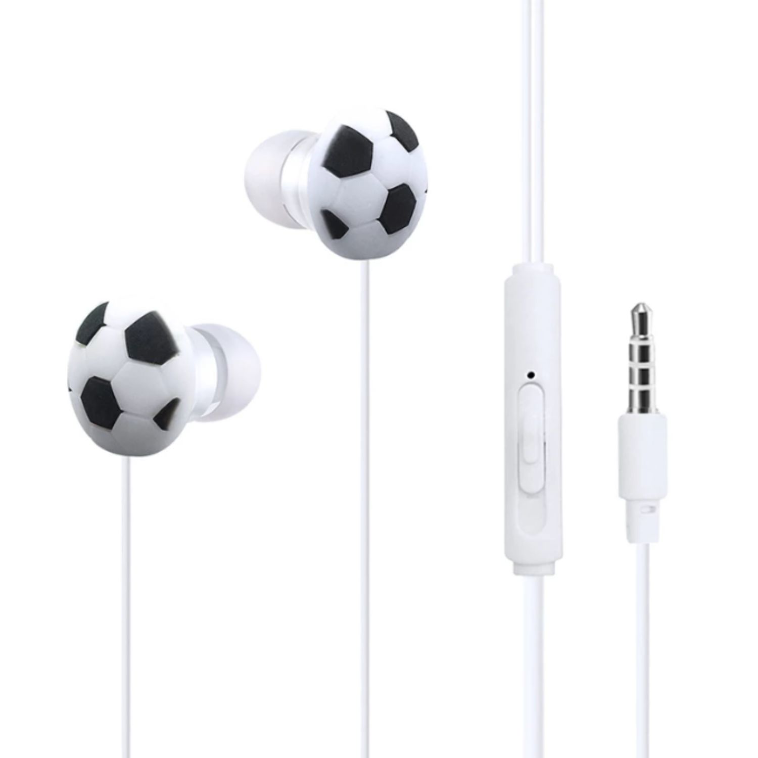 Soccer Style Wired Earbuds w/ Custom Imprint 2