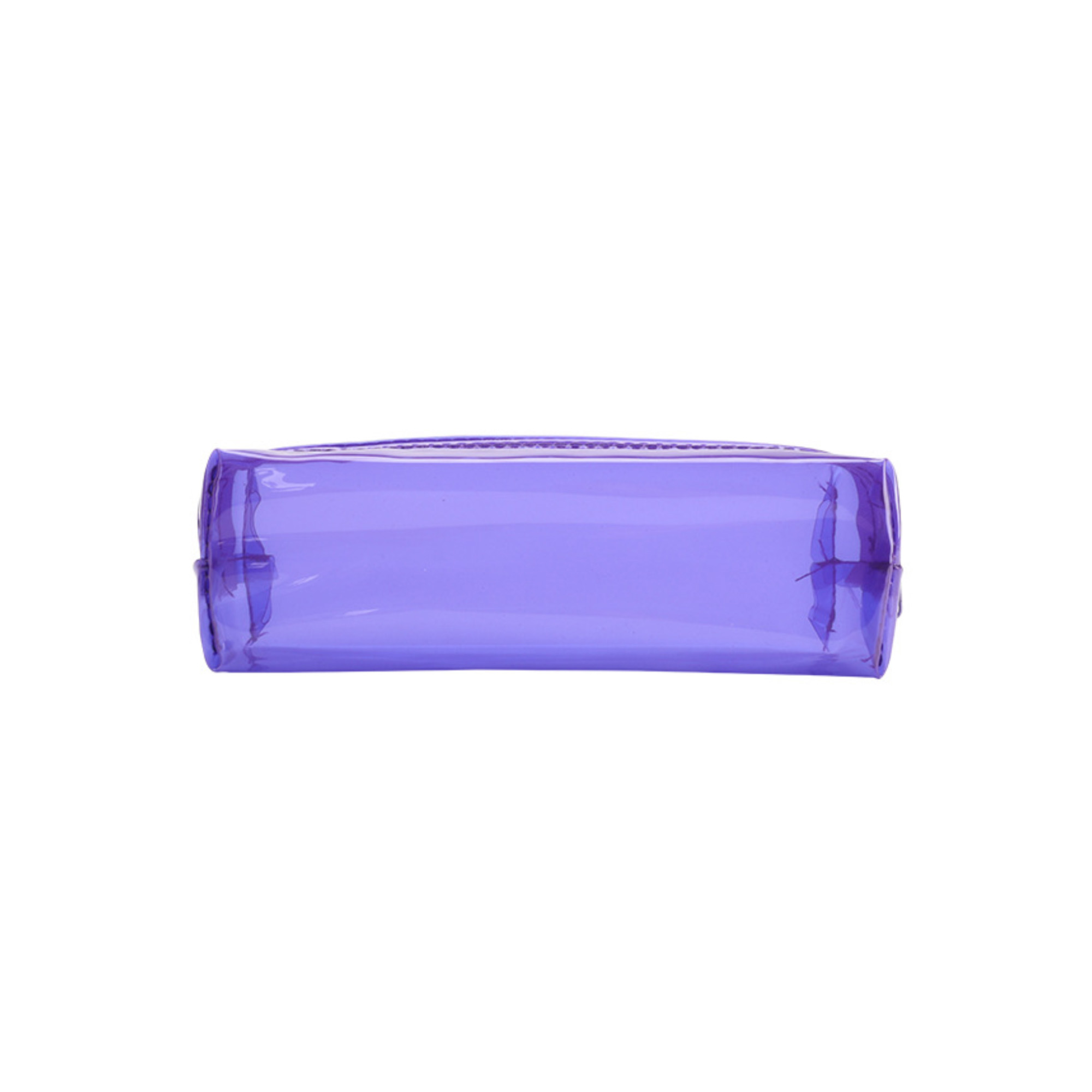 Transparent Polyvinyl Chloride Zipper Pen Bag 7.1 x 2 x 2" 6