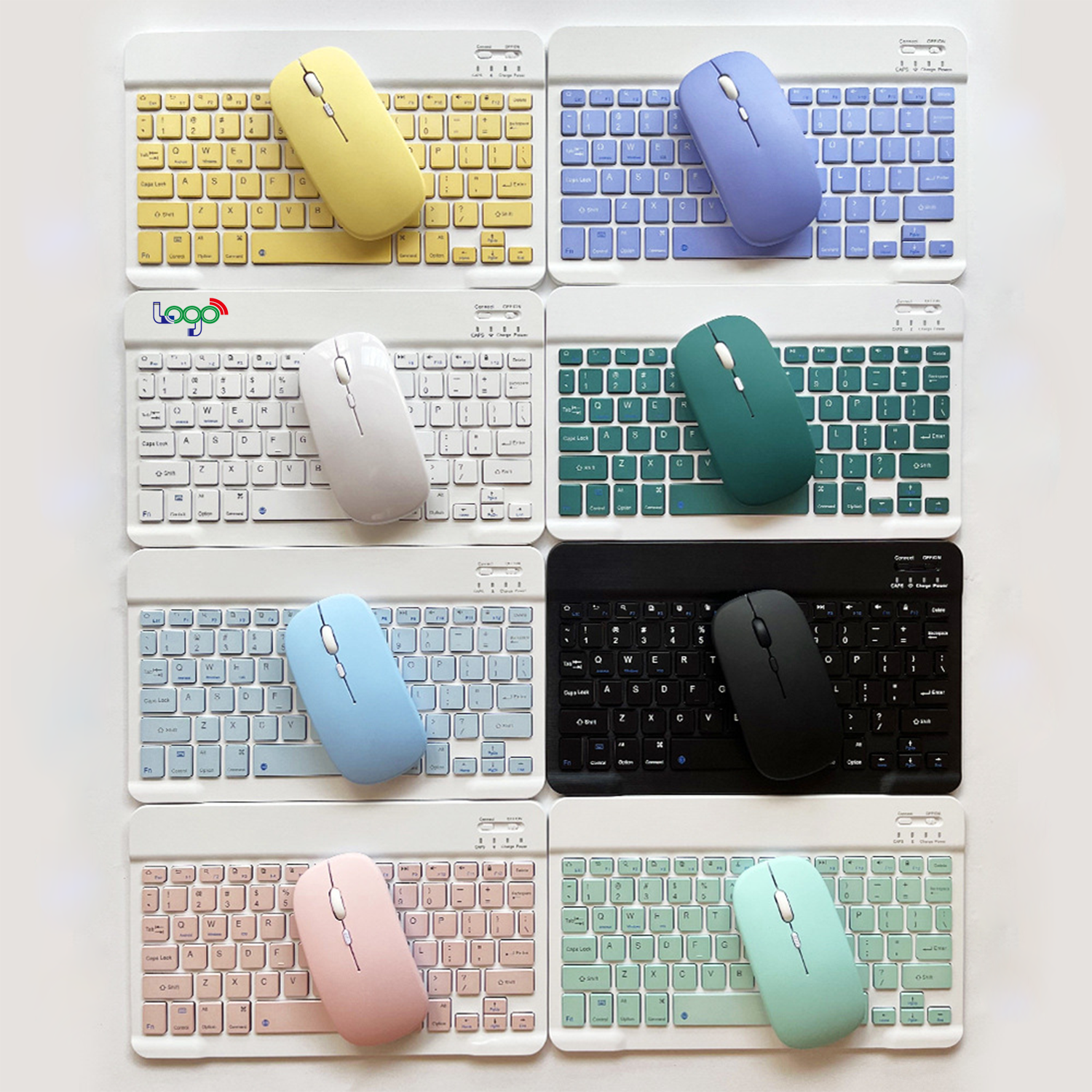 MOQ 50 Wireless Keyboard and Mouse Set, Ergonomic Design 2
