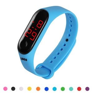 Elegant Electronic Watch With Digital Display Adjustable Band 27