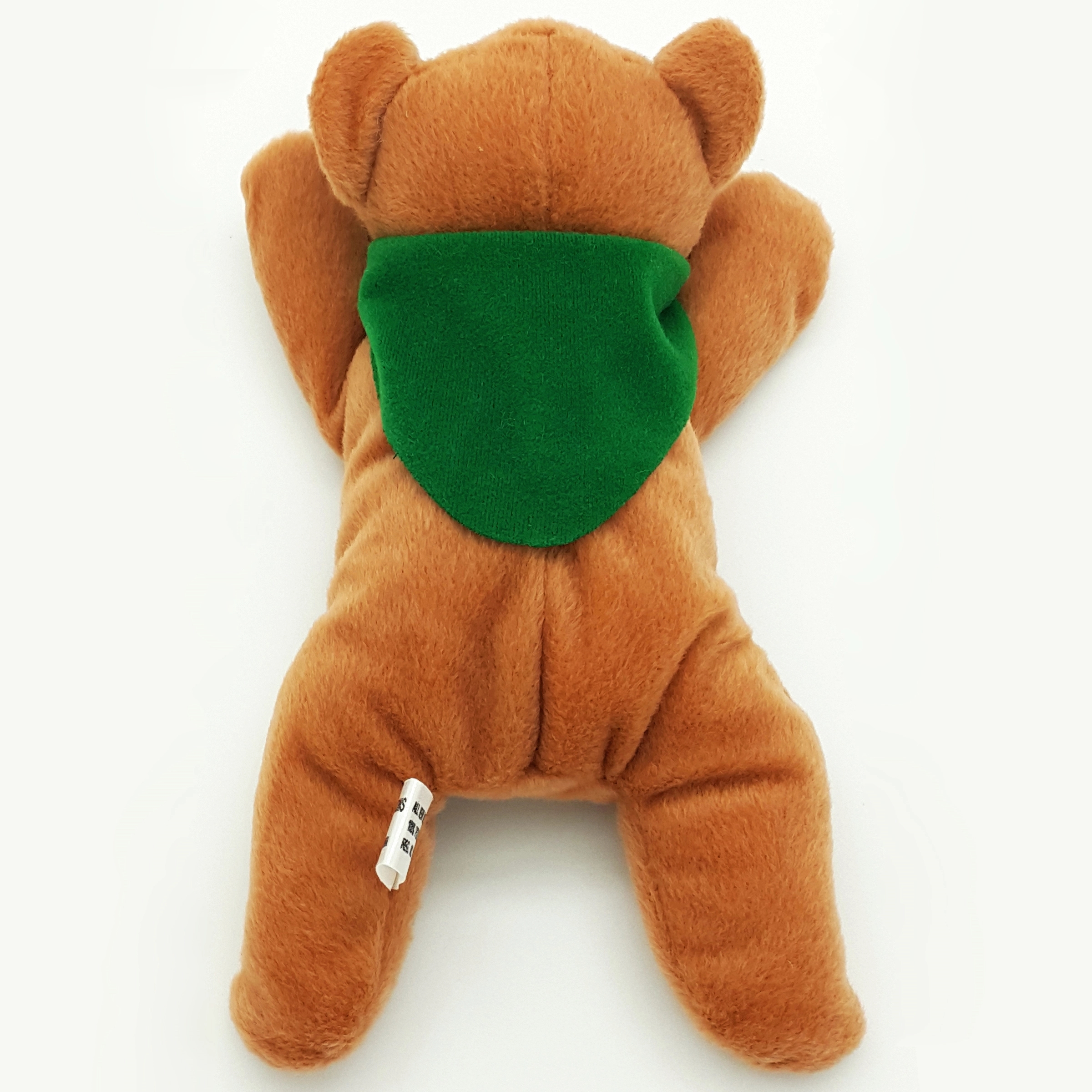 8" Laying Down Beanie Brown Bear 17