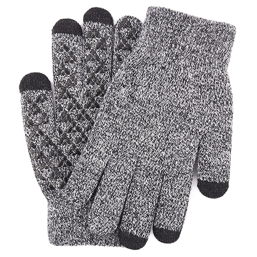 Adult Stretch Ribbed Gloves with Sensitive Touch, Non-Slip 7