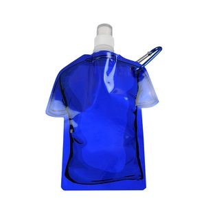 T Shirt Water Bag With Carabiner 500ml 4