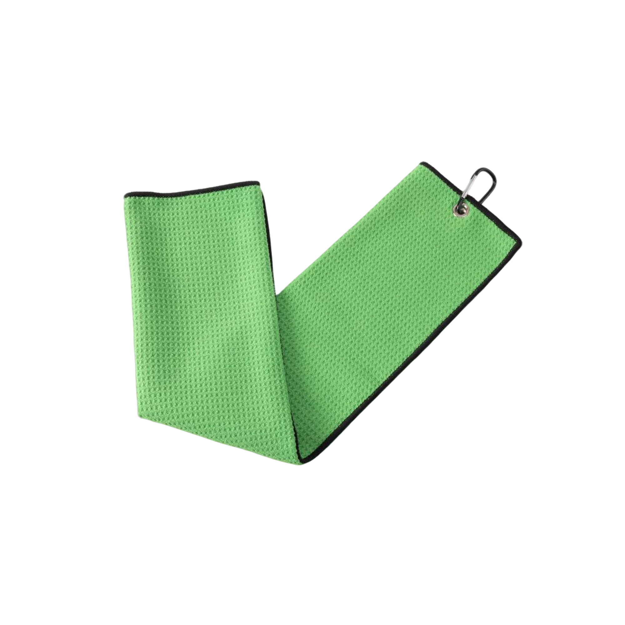 Waffle Microfiber Golf Towel With Carabiner 12 x 12 15