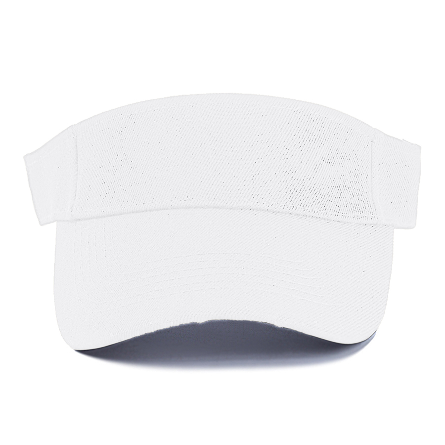 Kids' Stock Solid Color Polyester Visor - Sports Style 30