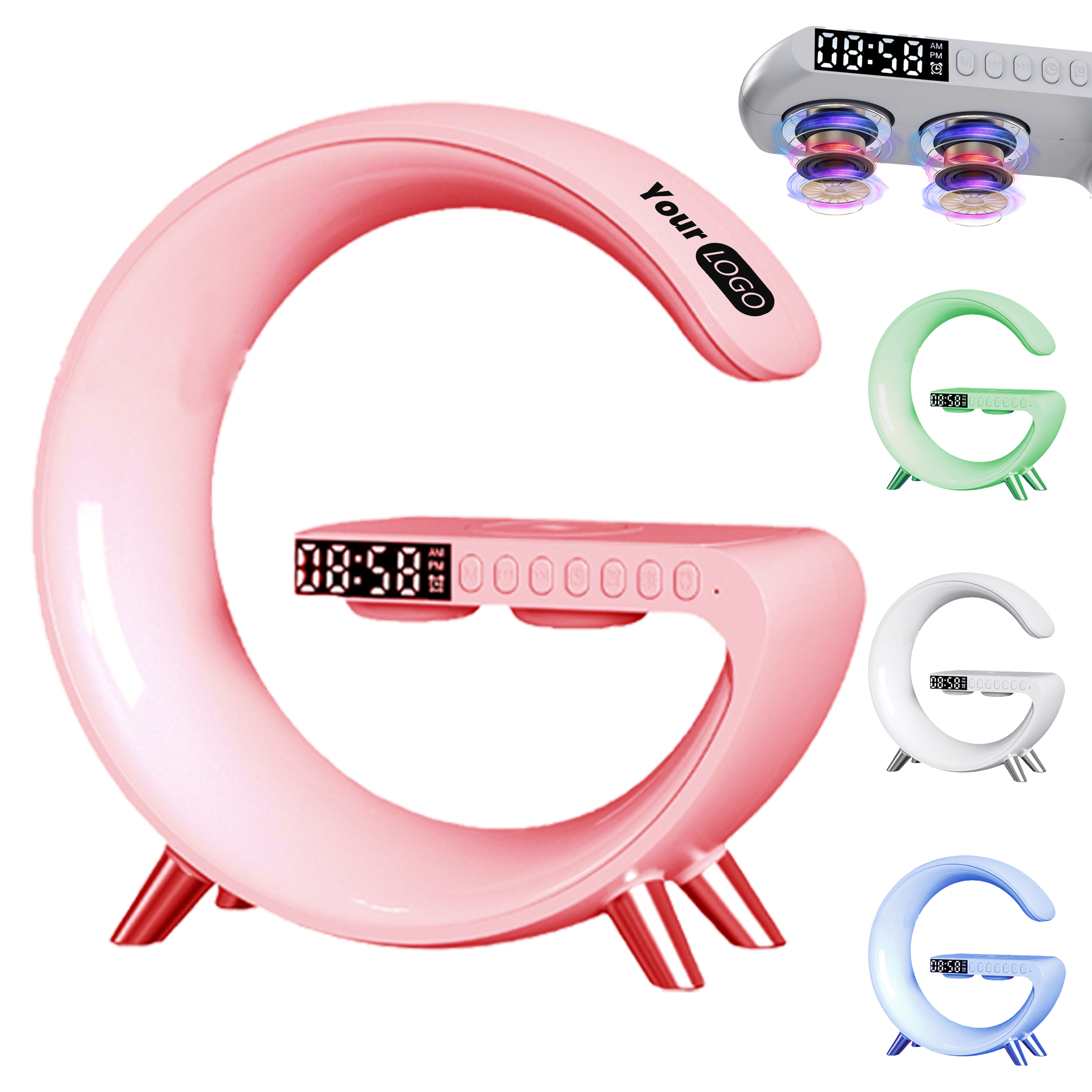 Abs Portable Rechargeable Speaker ?C Multifunctional And Stylish 5