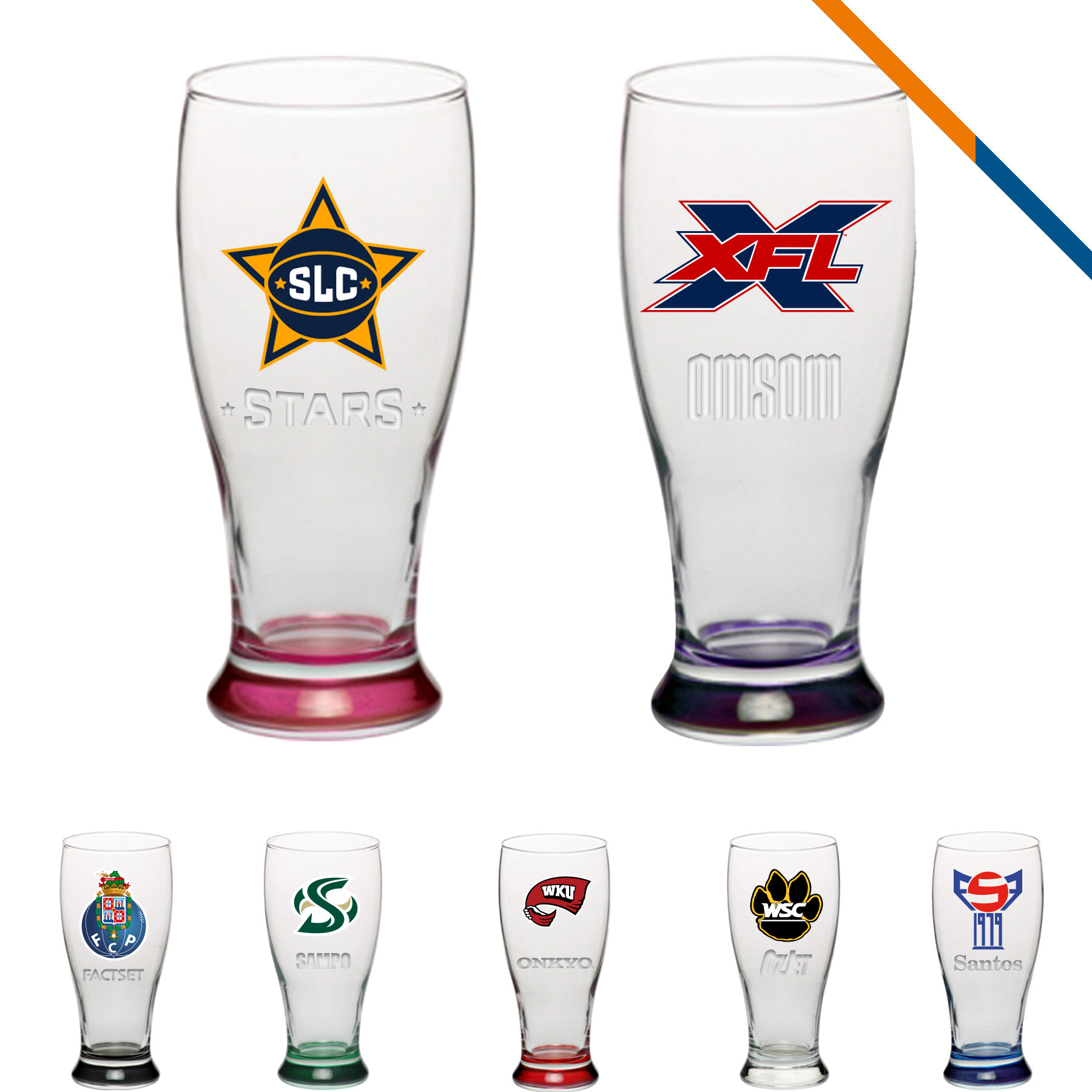 Libbey Tacity Beer Glasses - 19 OZ. 2