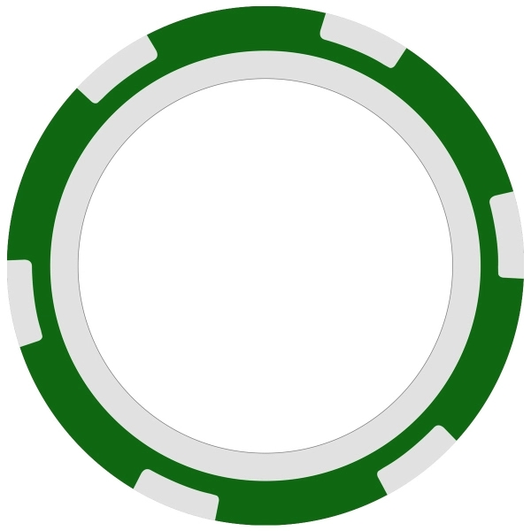 6-Stripe Poker Chip (9 Colors) 4