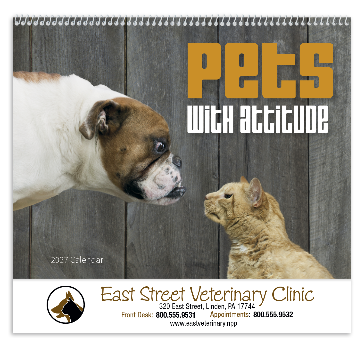 Good Value™ Pets with Attitude - Spiral Calendar 58
