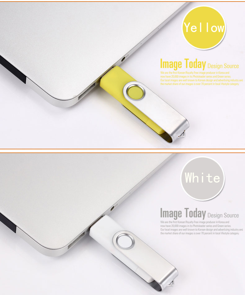 USB 2.0 OTG Swivel Flash Drive 2