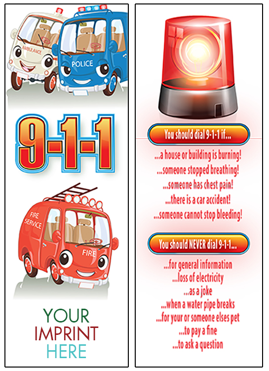 BOOKMARK - 9-1-1 Bookmark 1