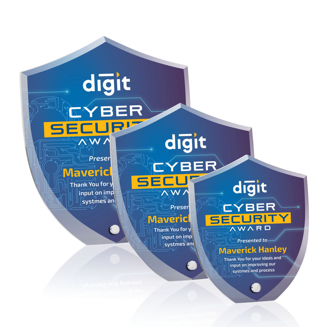 Polaris Shield VividPrint™ Award - Silver 5