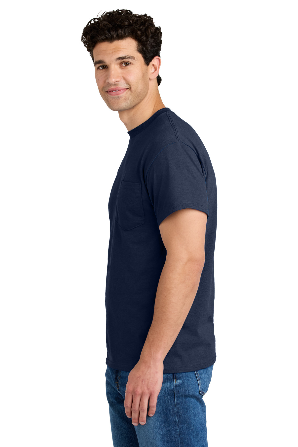 Gildan - DryBlend 50 Cotton/50 Poly Pocket T-Shirt. 8300 88
